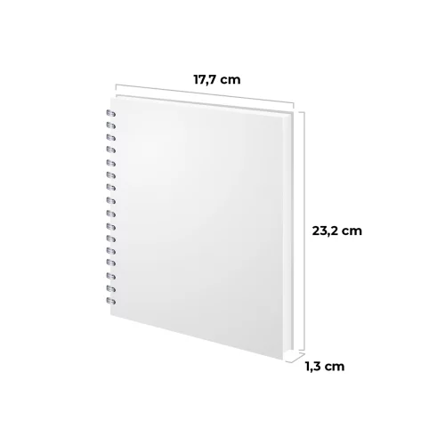 Cuaderno argollado tapa dura mediano 80 hojas línea corriente Kiut brilliant