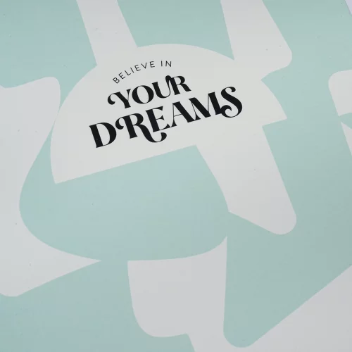 Cuaderno argollado tapa dura mediano 80 hojas línea corriente Kiut your dreams