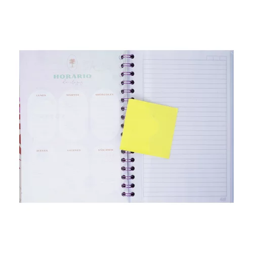 Cuaderno argollado tapa dura mediano 80 hojas línea corriente Kiut your dreams