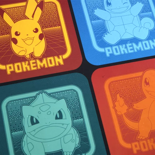 Cuaderno Argollado tapa dura Multimaterias 7M Mixto Pokemon - Cuadros X 4