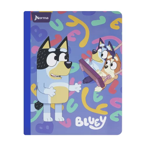 Cuaderno Cosido 100 Hojas Cuadriculado Bluey - Columpio