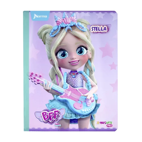 Cuaderno Cosido 100 Hojas Cuadriculado Cry Babies - Bff Guitarra