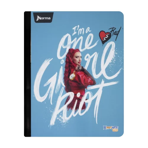 Cuaderno Cosido 100 Hojas Cuadriculado Descendientes - Riot