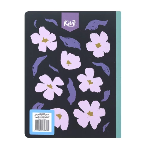 Cuaderno cosido 100 hojas cuadriculado Kiut aroma smile