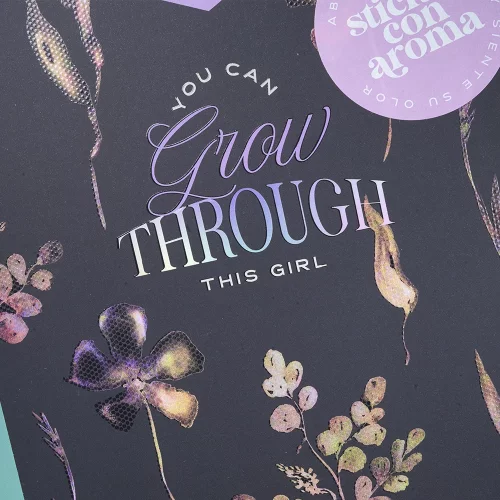 Cuaderno cosido 100 hojas cuadriculado Kiut aroma you can grow