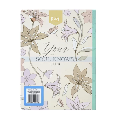 Cuaderno cosido 100 hojas cuadriculado Kiut my soul speaks