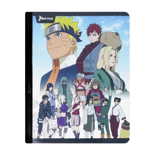 Cuaderno Cosido 100 Hojas Cuadriculado Naruto - Naruto Y Gaara