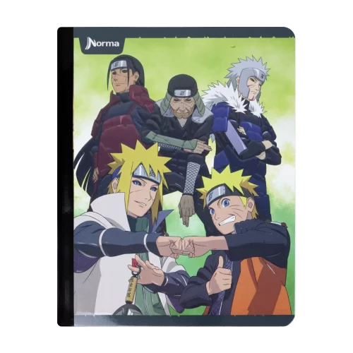 Cuaderno Cosido 100 Hojas Cuadriculado Naruto - Naruto Y Minato