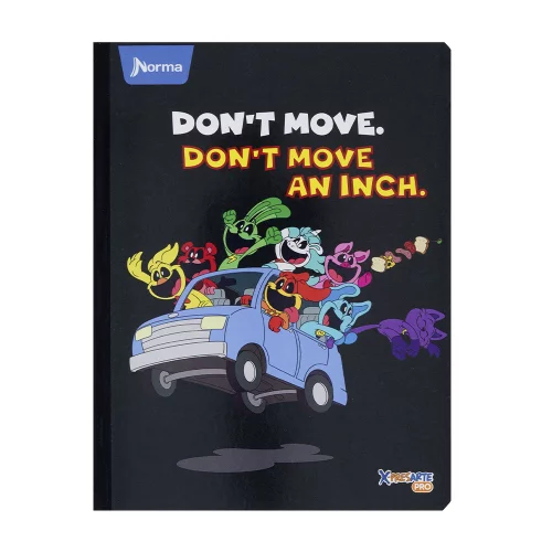 Cuaderno Cosido 100 Hojas Cuadriculado Poppy Playtime - Don'T Move