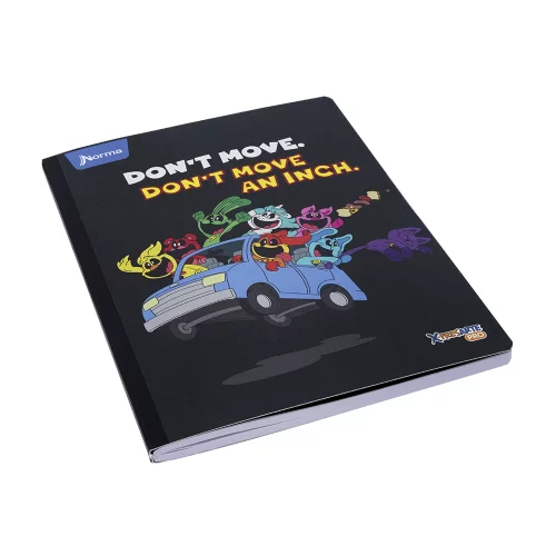 Cuaderno Cosido 100 Hojas Cuadriculado Poppy Playtime - Don'T Move