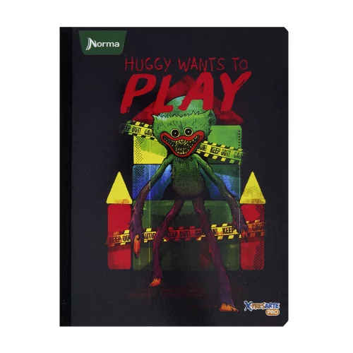 Cuaderno Cosido 100 Hojas Cuadriculado Poppy Playtime - Play