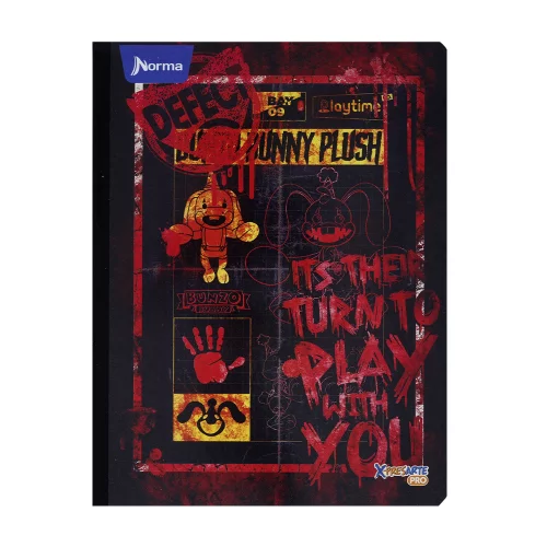 Cuaderno Cosido 100 Hojas Cuadriculado Poppy Playtime - Play With You