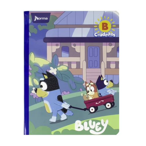 Cuaderno Cosido 100 Hojas Cuadritos B Bluey - Carreta - Tienda Norma