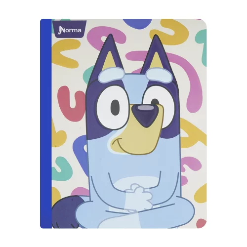 Cuaderno Cosido 100 Hojas Doble línea Bluey - Bluey Sentada