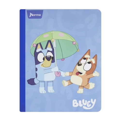 Cuaderno Cosido 100 Hojas Doble línea Bluey - Sombrilla