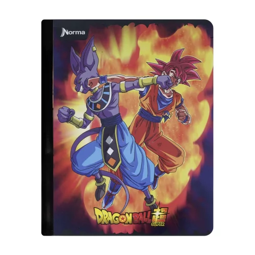Cuaderno Cosido 100 Hojas Doble línea Dragon Ball - Bills Vs Goku