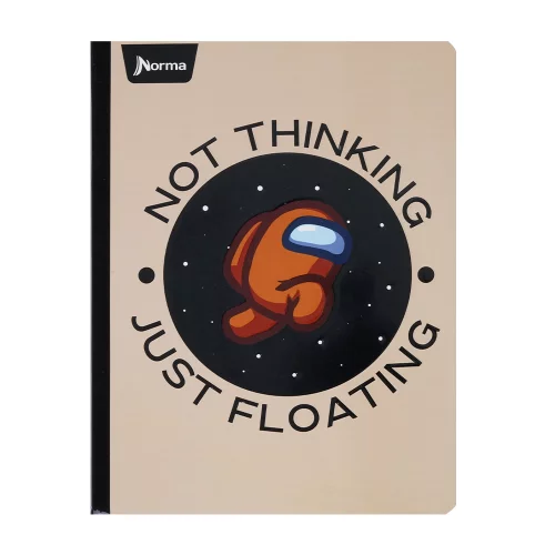 Cuaderno Cosido 100 Hojas Linea Corriente Among Us - Just Floating