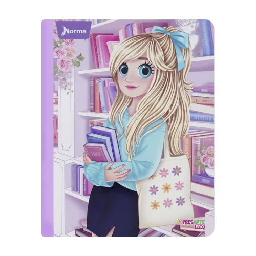 Cuaderno cosido 100 hojas línea corriente Antonia - librería