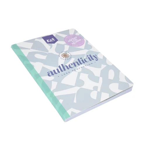 Cuaderno cosido 100 hojas línea corriente Kiut aroma authenticity