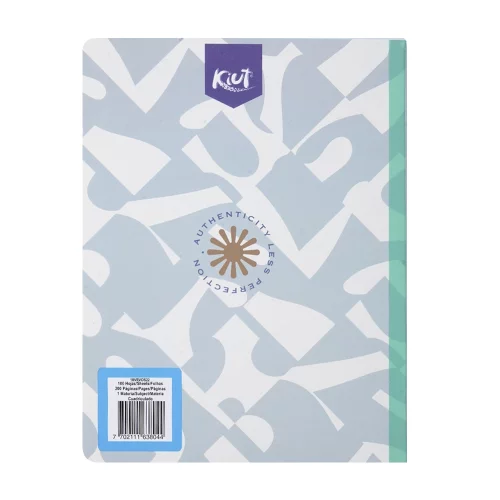 Cuaderno cosido 100 hojas línea corriente Kiut aroma authenticity