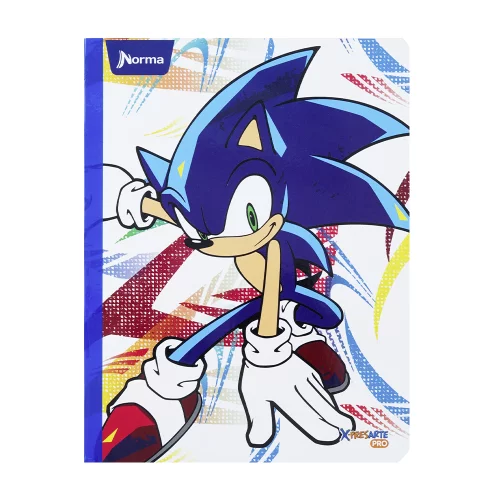Cuaderno Cosido 100 Hojas línea corriente Sonic - Mano Piso