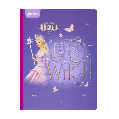 Cuaderno Cosido 100 Hojas Linea Corriente Wicked - The Best Witch