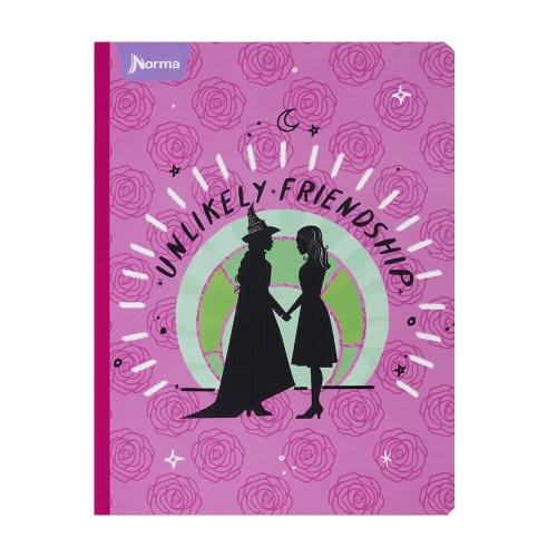 Cuaderno Cosido 100 Hojas Linea Corriente Wicked - Unlikely Friendship