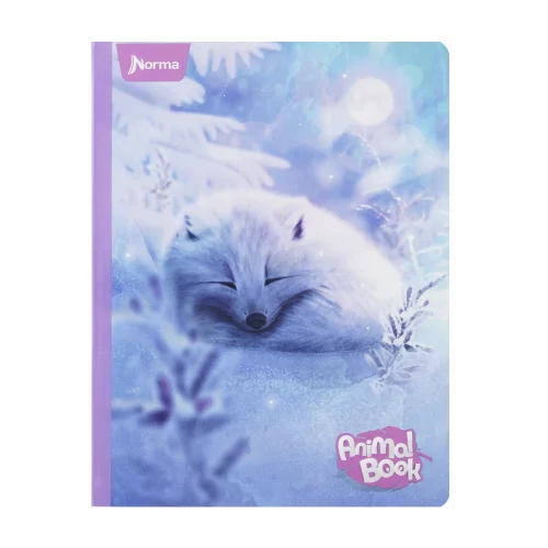 Cuaderno cosido 50 hojas cuadriculado Animal Book - zorro