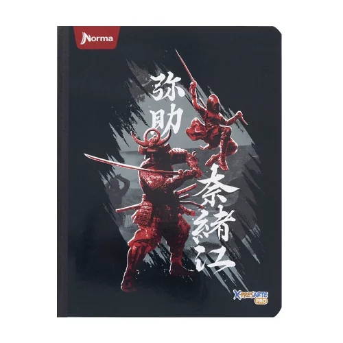 Cuaderno Cosido 50 Hojas Cuadriculado Assassins - Espada Roja