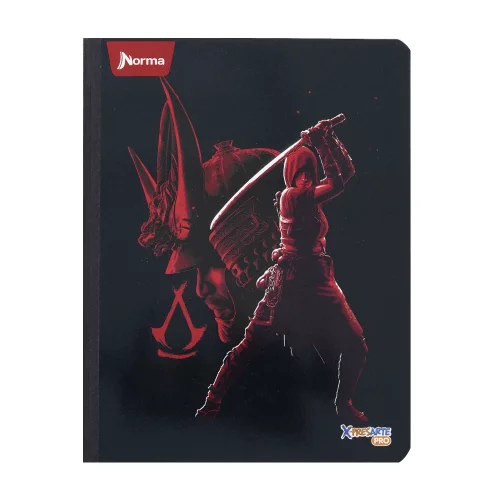 Cuaderno Cosido 50 Hojas Cuadriculado Assassins - Naoe