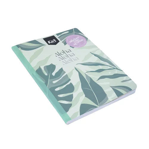 Cuaderno cosido 50 hojas cuadriculado Kiut aroma aloha