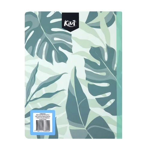 Cuaderno cosido 50 hojas cuadriculado Kiut aroma aloha