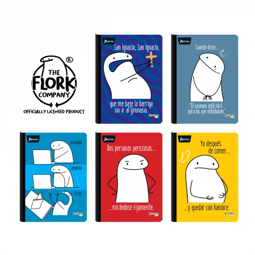 Cuaderno Cosido 50 Hojas Cuadriculado Memes