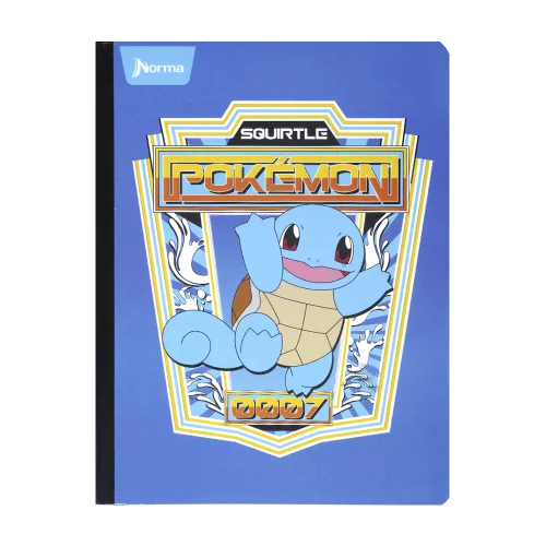 Cuaderno Cosido 50 Hojas Cuadriculado Pokemon - Squirtle 0007