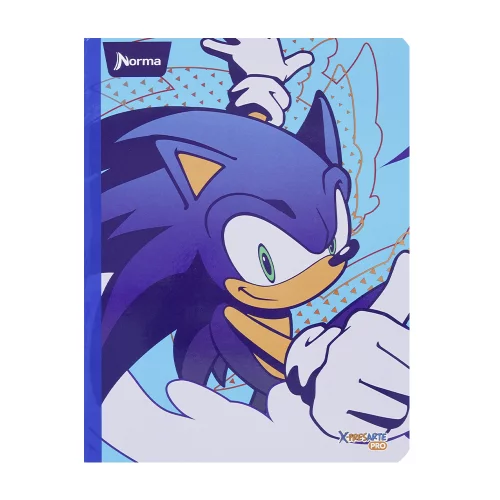 Cuaderno Cosido 50 Hojas Cuadriculado Sonic - Triangulos