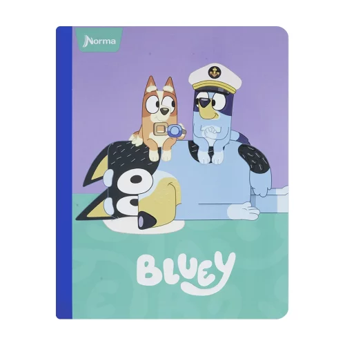 Cuaderno Cosido 50 Hojas Doble línea Bluey - Capitan