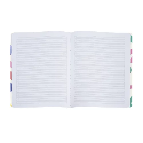 Cuaderno Cosido 50 Hojas Doble línea Bluey - Guitarras