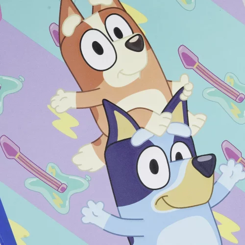 Cuaderno Cosido 50 Hojas Doble línea Bluey - Guitarras