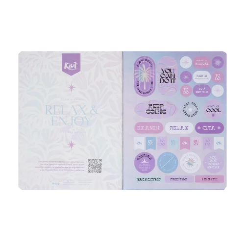 Cuaderno cosido 50 hojas doble línea Kiut il dolce