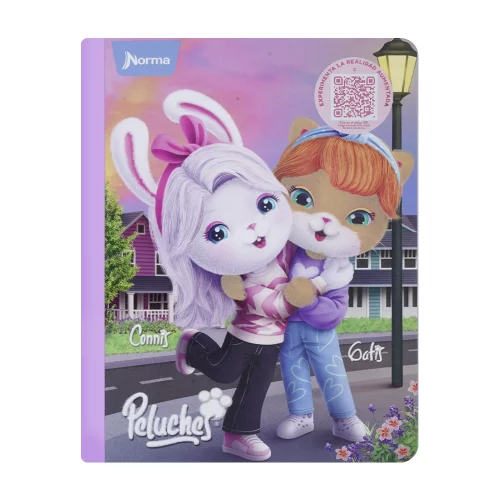 Cuaderno Cosido 50 Hojas Doble Línea Peluches - Mejor Amiga