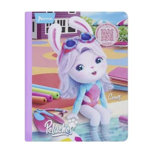 Cuaderno Cosido 50 Hojas Doble Línea Peluches - Natacion