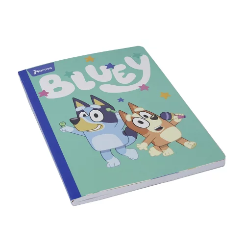 Cuaderno Cosido 50 Hojas línea corriente Bluey - Canto Y Estrellas
