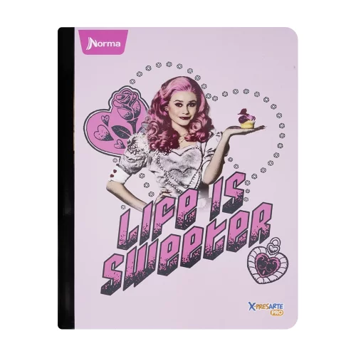 Cuaderno Cosido 50 Hojas Linea Corriente Descendientes - Life Is Sweeter