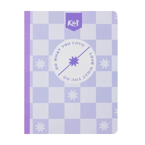 Cuaderno cosido 50 hojas línea corriente Kiut do what you love