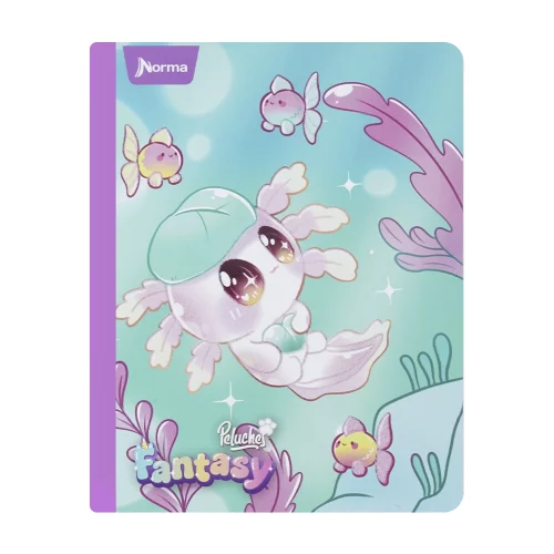 Cuaderno Cosido 50 Hojas Línea Corriente Peluches Fantasy - Ajolote
