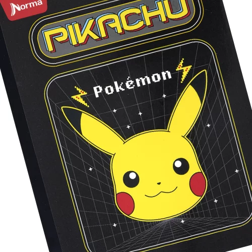 Cuaderno Cosido 50 Hojas Linea Corriente Pokemon - Pikachu Estrellas