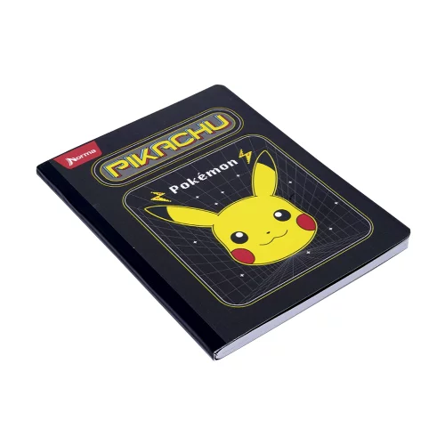 Cuaderno Cosido 50 Hojas Linea Corriente Pokemon - Pikachu Estrellas