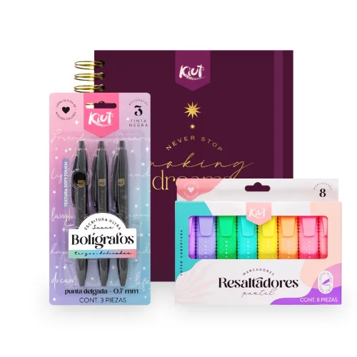 Kit crea tu magia 2026  Agenda + Bolígrafos + Resaltadores