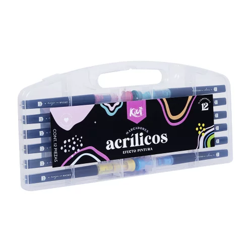 Marcadores Acrílicos Kiut X 12