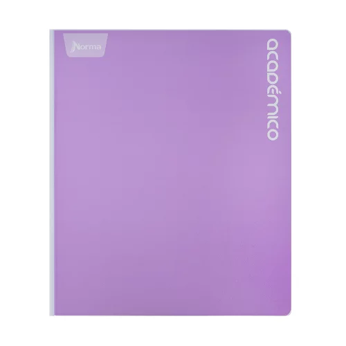 Pasta De Argolla PVC Academico 105 - Lila